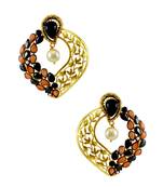 Orange american_diamonds danglers-drops