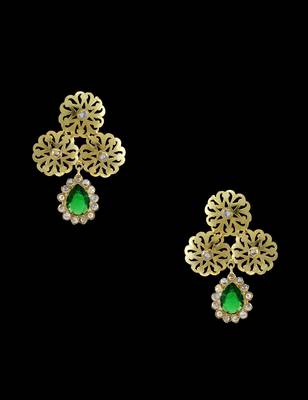 Green american_diamonds danglers-drops 3