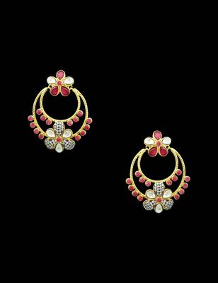 Red american_diamonds danglers-drops 3