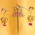 Elegant Ruby & Pearl Jhumki