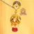 Elegant Ruby & Pearl Jhumki