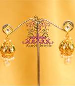 Pearl & Kundan Elegant Jhumki