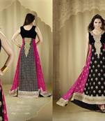 Designer Black Lara Datta Anarkali Suit