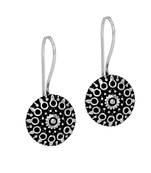 Handmade Indian Traditional Designer Silver Oxidised Stud Earrings