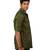 Amora Designer Ethnic Light Green Solid Blended Linen Straight Short Kurta For Men