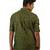Amora Designer Ethnic Light Green Solid Blended Linen Straight Short Kurta For Men