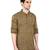 indian ATTIRE Ethnic Blended Short Brown Solid Straight Kurta Brown For Men