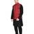 Indian Attire Blended Maroon Koti (Waistcoat) And Black Kurta Churidar For Men