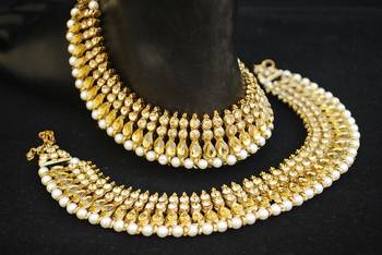 Glorious 2 pair of bridal anklets 3
