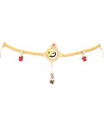 khetlazee gold plated alloy waistbelt / kamarbandh / kardhani for women