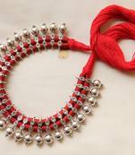 Oxidized thread amrapali tribal necklace