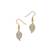 White color imitation pearl  and  glass stone puwai necklace with earrings