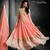 Peach colored amazing party wear designer attire