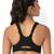 Black bras Zip Front Sport Bra
