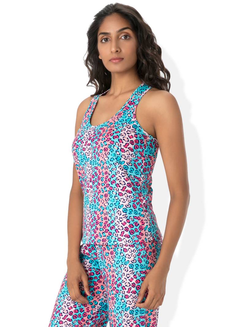 Multicolor sleepwear Cotton Racerback Tank Top PrettySecrets 2067399