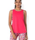 Pink workout gym wear Muscle Tee