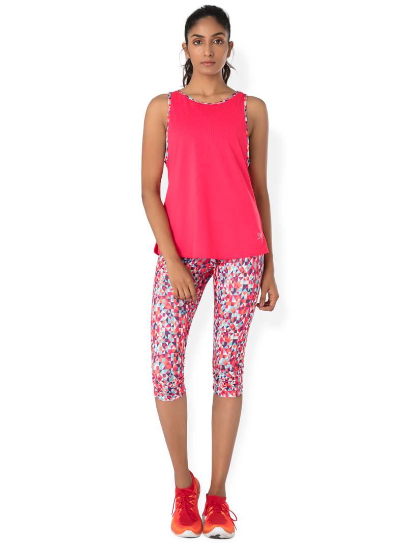 Pink workout gym wear Muscle Tee