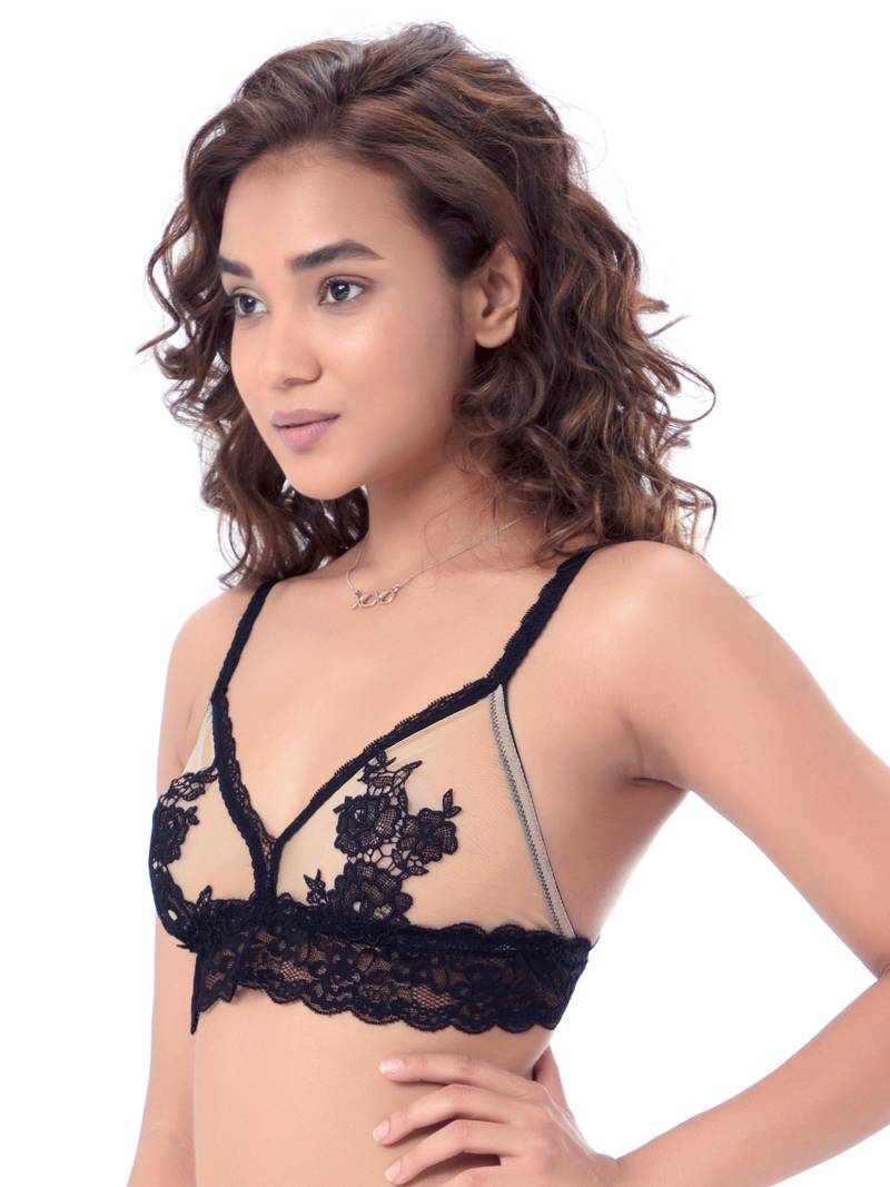 Almost Nude bras Sexy Lace Unlined Bralette