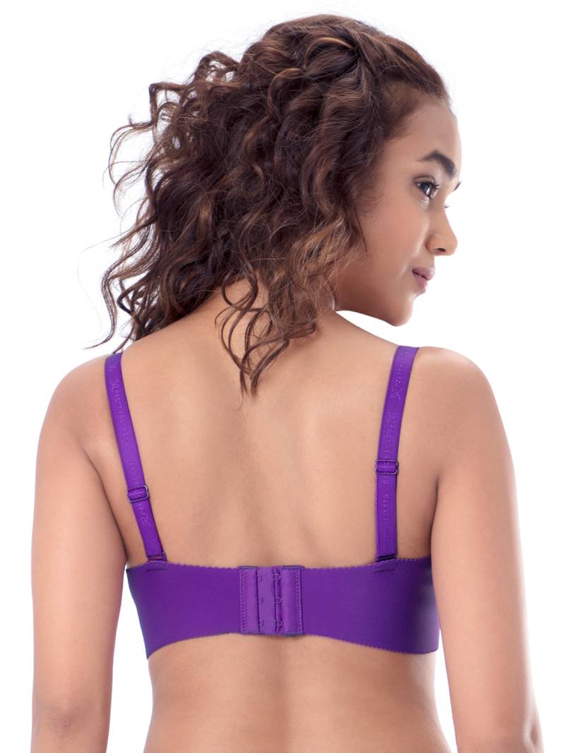Purple bras Seamless Wireless Plunge Bra