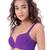 Purple bras Seamless Wireless Plunge Bra