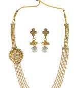 Traditional Layered Long Necklace Set for Women