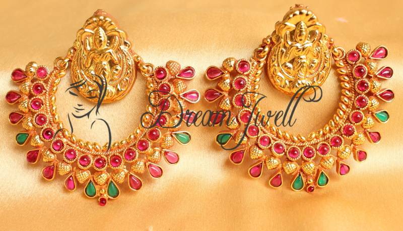 Beautiful Antique Kemp Ram Leela Earrings DREAMJWELL 275391