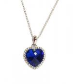 Crystal Heart Pendant Necklace