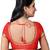 Red Bold Golden Hems Dupion Silk  Stitched Blouse