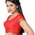 Red Bold Golden Hems Dupion Silk  Stitched Blouse