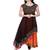 ira-soleil Black double layeBlack of chiffon & Orange Polyester lycra lining anarkali kurta