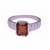 GII Certified 3.45 CTS HESSONITE GARNET (GOMEDAK) GEMSTONE RING