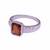 GII Certified 3.45 CTS HESSONITE GARNET (GOMEDAK) GEMSTONE RING