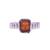 GII Certified 3.45 CTS HESSONITE GARNET (GOMEDAK) GEMSTONE RING