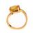 GII Certified 3.90 Cts YELLOW SAPPHIRE (PUKHRAJ) Gemstone Ring