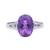 GII Certified 5.17 CTS AMETHYST(JAMBUMANI) GEMSTONE RING