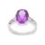 GII Certified 5.17 CTS AMETHYST(JAMBUMANI) GEMSTONE RING