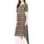 green printed viscose stitched kurti