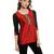 Ira soleil Maroon & black made of poly tafetta with polyester lycra embroidered top