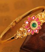 Beautiful Designer Ruby Emerald Bracelet