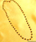 Black Crystal Gold Plated Necklace