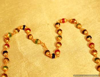 Multicolour Crystal Gold Plated Necklace 2