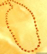 Rudraksh Gold Plated Fine Necklace