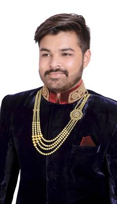 Traditional 4 Line  Dulha Mala Made With Stone And Pearl For Men 1