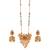 Tremendous Gold plated jadtar pendant set