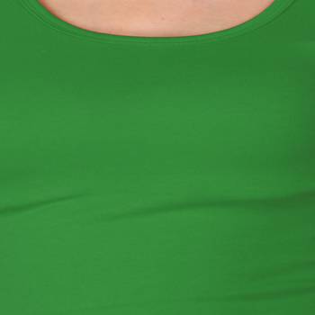Green Cotton Lycra  stitched blouse 4