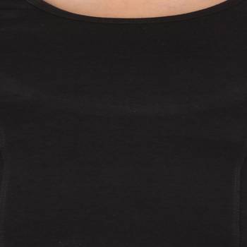 Black Cotton Lycra  stitched blouse 4