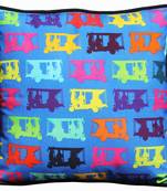 Multicolor Taxi's Cushion Cover