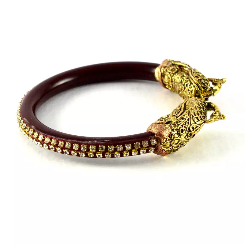 Striking Bangles Kara Colour Maroon