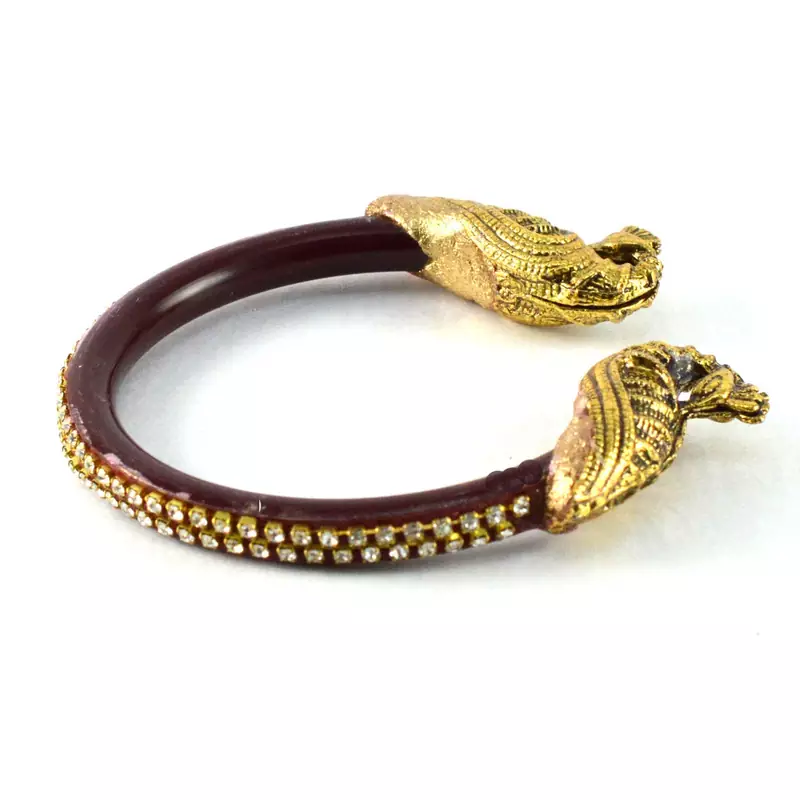 Designer Bangles  Kara Colour Maroon