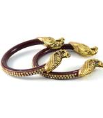 Dazzling Bangles Colour Maroon